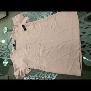 Worthington rose smoke dress with cute sleeves!